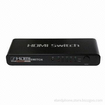 3-1 HDMI Switcher, Supports HDCP Compliant Devices, Maintains 480p/720p/1,080i/1,080p Video Formats